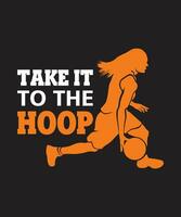 Basketball Tshirt design vector. Use for T-Shirt, mugs, stickers, Cards, etc. vector