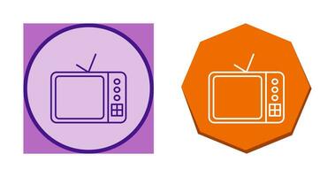 TV Set Vector Icon