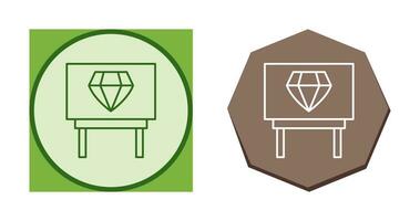 Diamond Exhibit Vector Icon