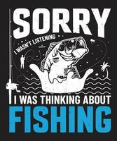 Fishing Tshirt design vector