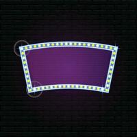 Cinema Retro with Sparking Color vector