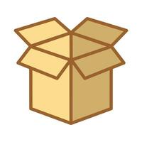 open box package symbol icon vector design illustration