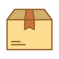 caja paquete símbolo icono vector diseño ilustración