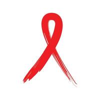 World AIDS Day Red Ribbon icon vector design