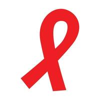 World AIDS Day Red Ribbon icon vector design