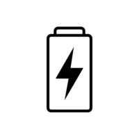 Battery Charge Power Sign Icon Isolated Vector Illustration