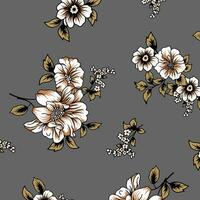 floral abstract pattern suitable for textile and printing needs vector