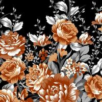 floral abstract pattern suitable for textile and printing needs vector