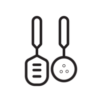 icon tools in the kitchen, black icon png