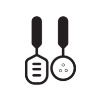 icon tools in the kitchen, black icon png