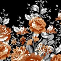 floral abstract pattern suitable for textile and printing needs vector