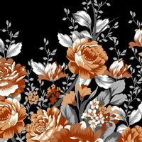 floral abstract pattern suitable for textile and printing needs vector