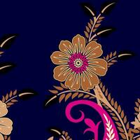 floral abstract pattern suitable for textile and printing needs vector