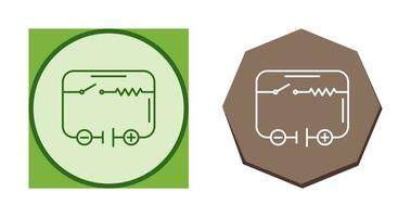 icono de vector de circuito eléctrico