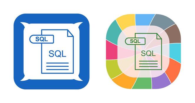 SQL Vector Icon