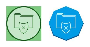 Vulnerable Folder Vector Icon