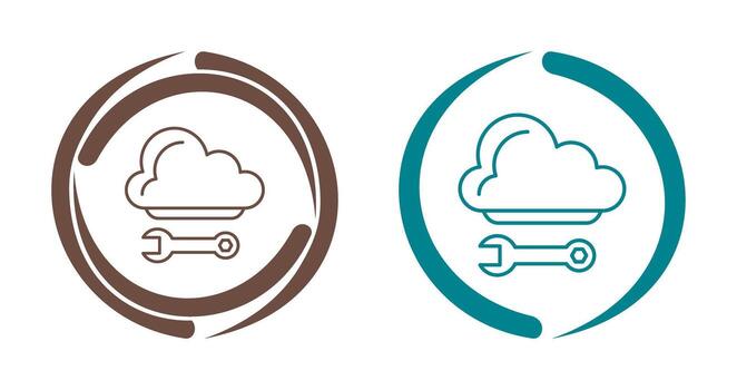 Cloud Computing Vector Icon