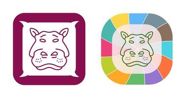 Hippo Vector Icon