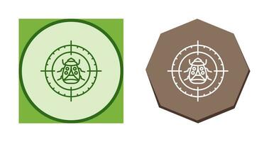 Bug Target Vector Icon