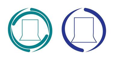 Unique Back Stand Vector Icon