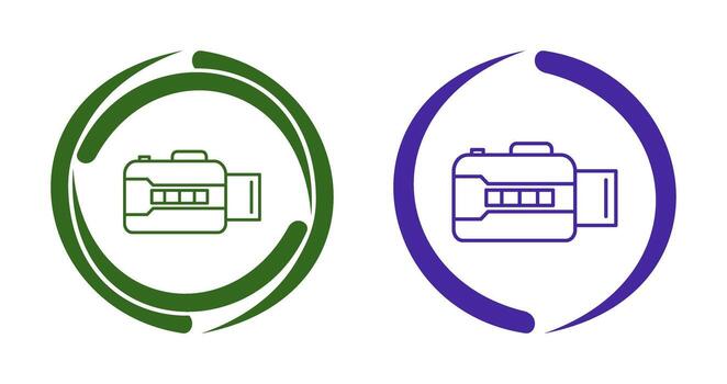 Unique Open Camera Vector Icon