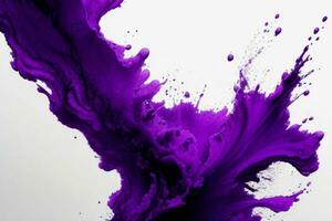 Ink paint splash. AI Generative Pro Photo