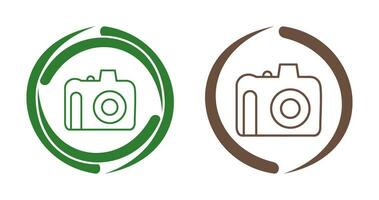 Unique DSLR Camera Vector Icon