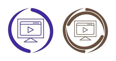 Video Streaming Vector Icon