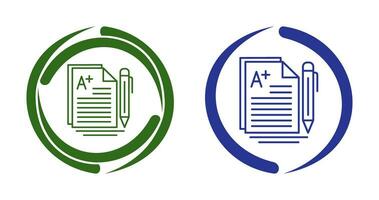 A Grade Vector Icon