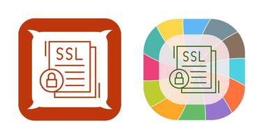 icono de vector de ssl