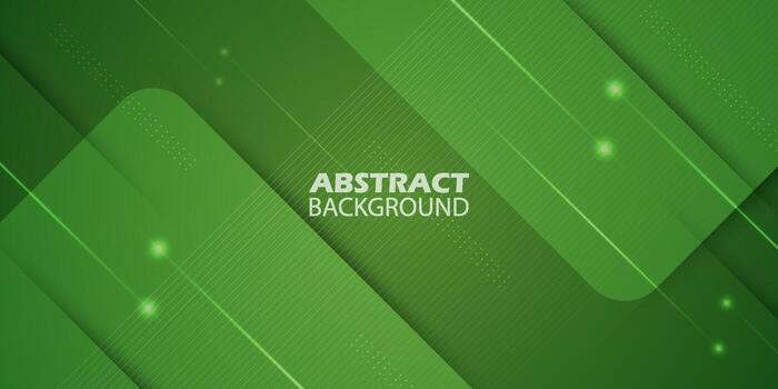 Abstract green geometric background overlap template vector with rounded square simple pattern. Green background with trendy shapes design. Eps10 vector