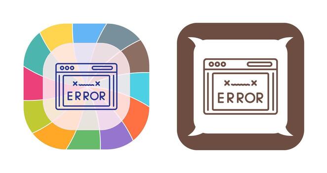 Error Code Vector Icon