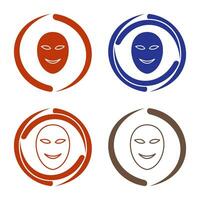 Ancient Face Mask Vector Icon