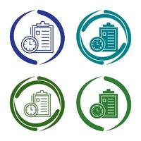 Time Management Vector Icon