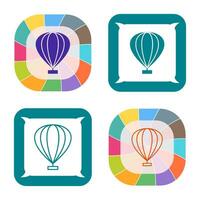 Hot Air Balloon Vector Icon