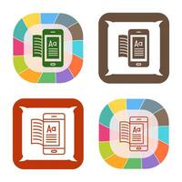 icono de vector de ebook