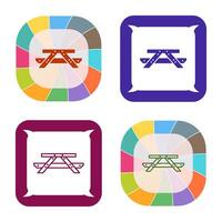 Picnic of Table Vector Icon