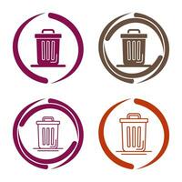 Trash Can Vector Icon