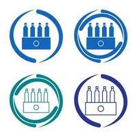 Unique Pack of Beers Vector Icon