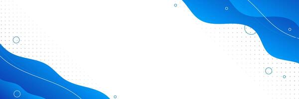 Abstract blue modern background. Colorful template banner with blue gradient color. Design with liquid shape. photo