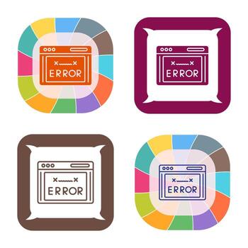 Error Code Vector Icon