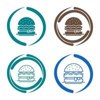 Hamburger Vector Icon