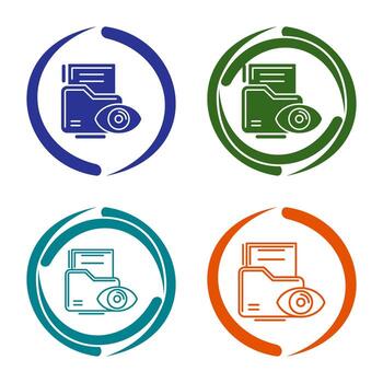 icono de vector de visualización de datos