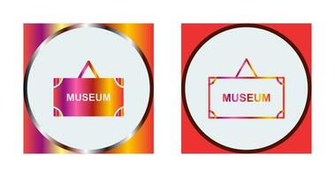 Museum Tag Vector Icon