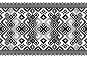 Nature vintages cross stitch traditional ethnic pattern paisley flower Ikat background abstract Aztec African Indonesian Indian seamless pattern for fabric print cloth dress carpet curtains and sarong vector