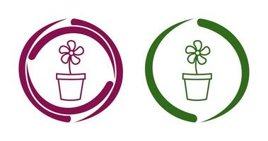 Flower Pot Vector Icon