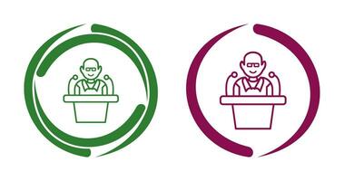 Unique Lecture Vector Icon