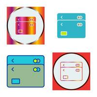 Unique Multiple Cards Vector Icon