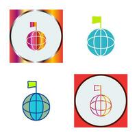 Unique Global Signals Vector Icon