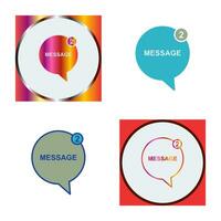 Message Bubbles Vector Icon